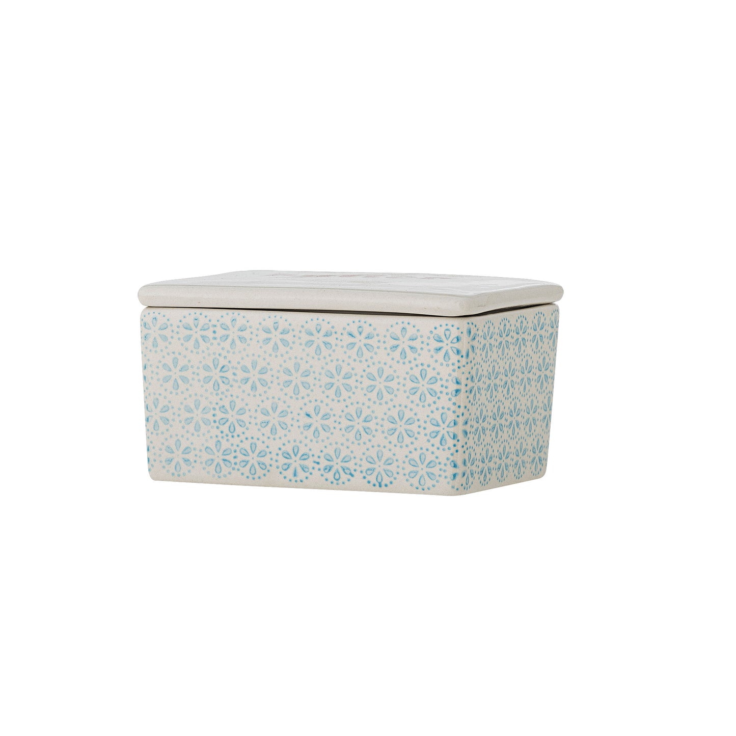 Bloomingville Patrizia Butterdose, Blau, Steingut