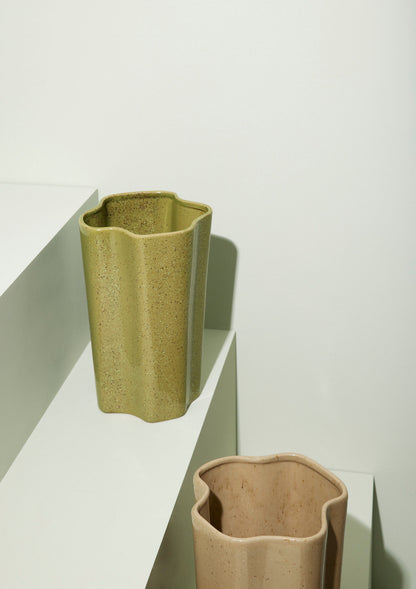 Hübsch Sapo Vase Braun