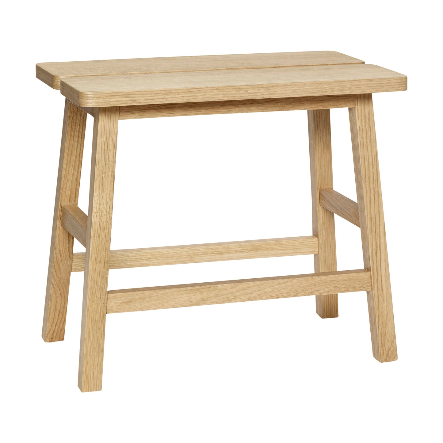 Hübsch Ground Hocker Eichenfurniere skandinavisches Design 50x30xh45cm