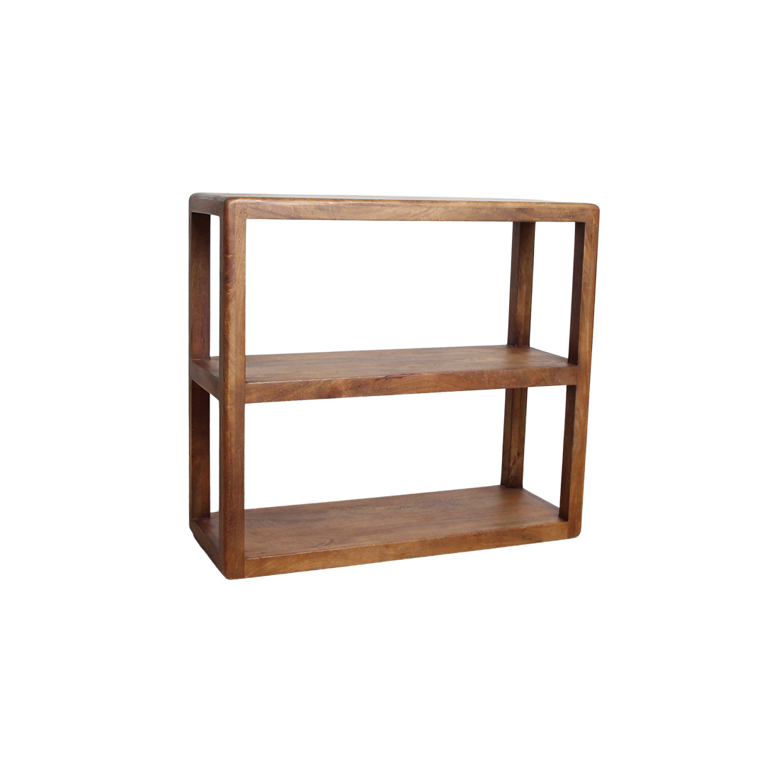 Bullnose Lagerregal aus Mangoholz