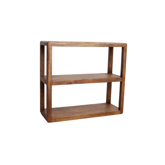 Bullnose Lagerregal aus Mangoholz