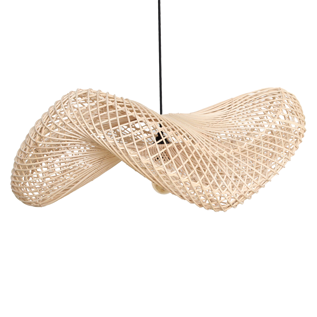 Wellenlampe natur L