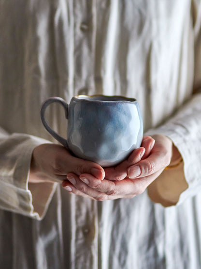 Bloomingville Estella Tasse, Blue, Steingut