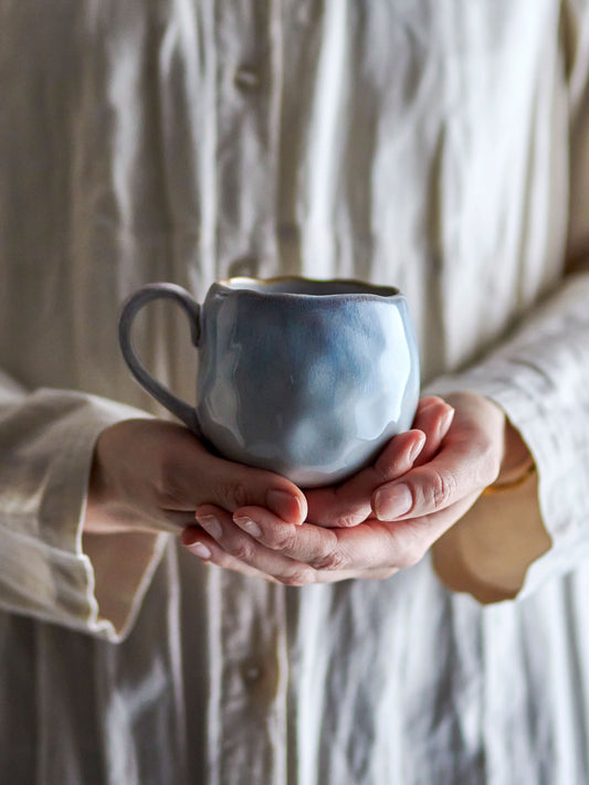 Bloomingville Estella Tasse, Blue, Steingut