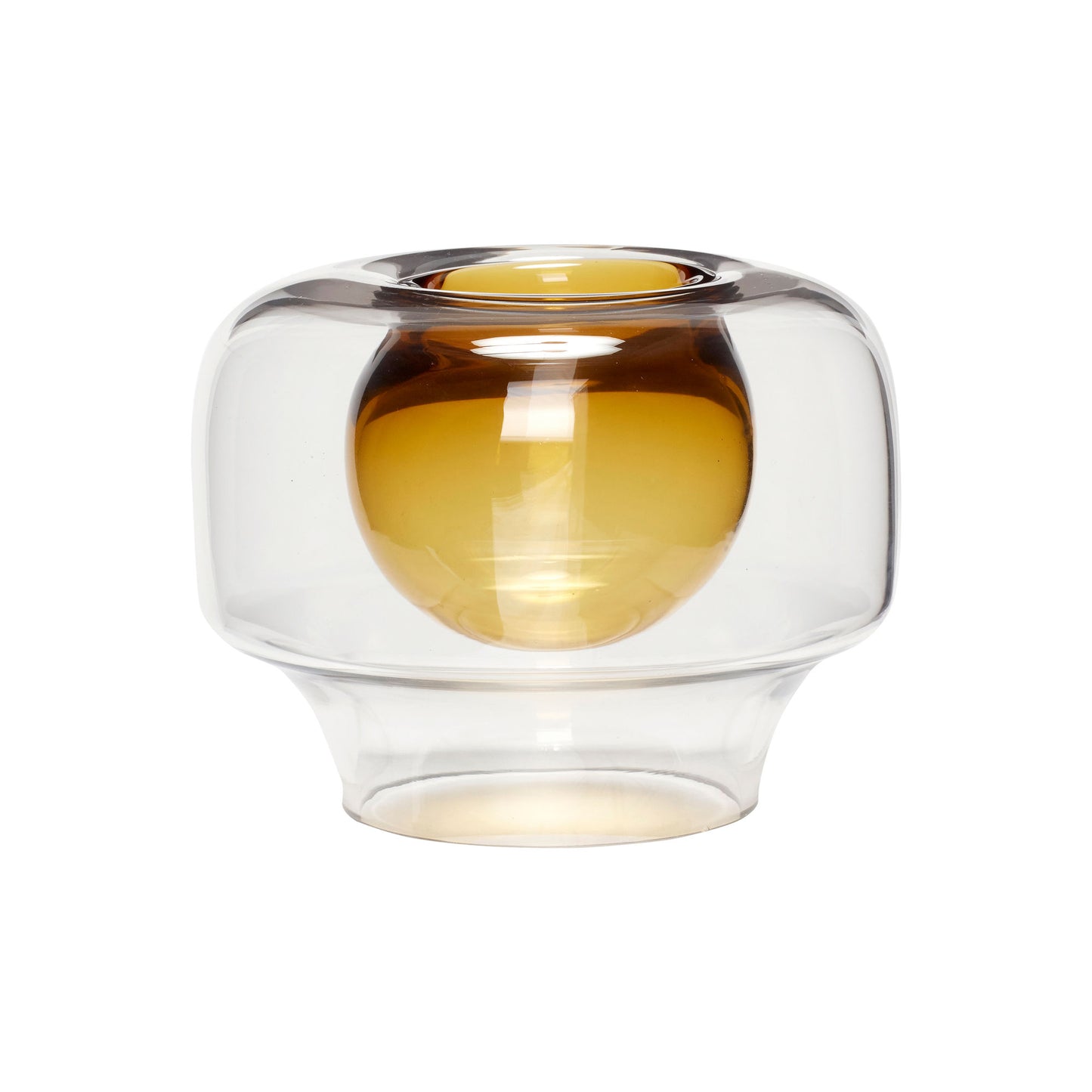 Hübsch Lunar Vase Bernstein