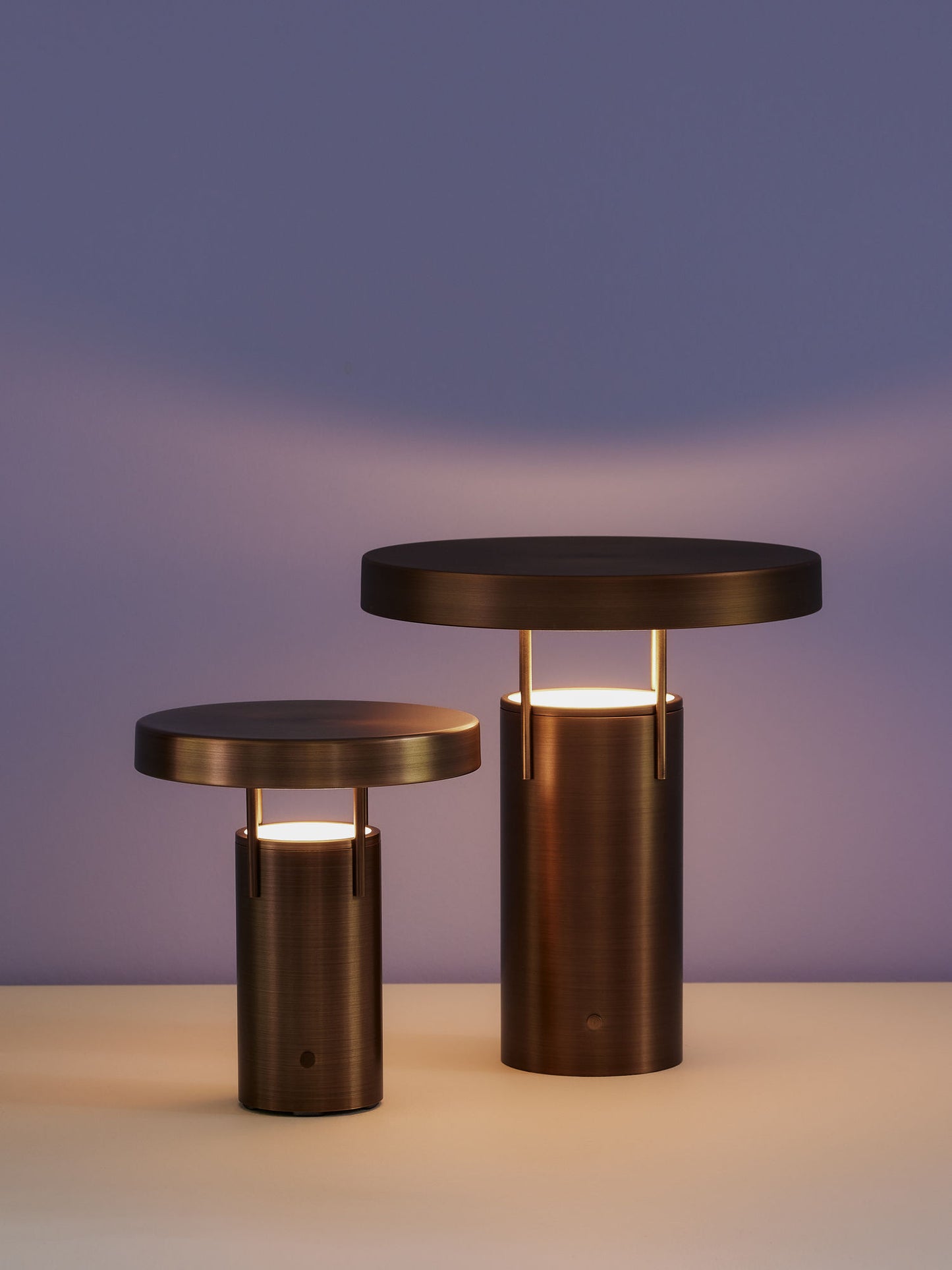 Hübsch BringMe Tragbare Lampe Brüniertes messing