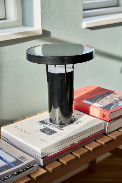 Hübsch BringMe Tragbare Lampe Schwarz