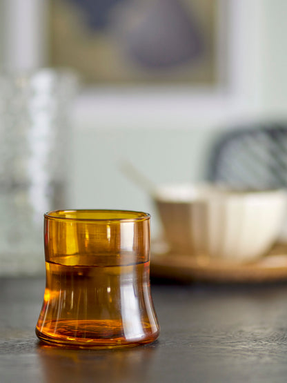Bloomingville Florentine Trinkglas, Braun, Recyceltes Glas