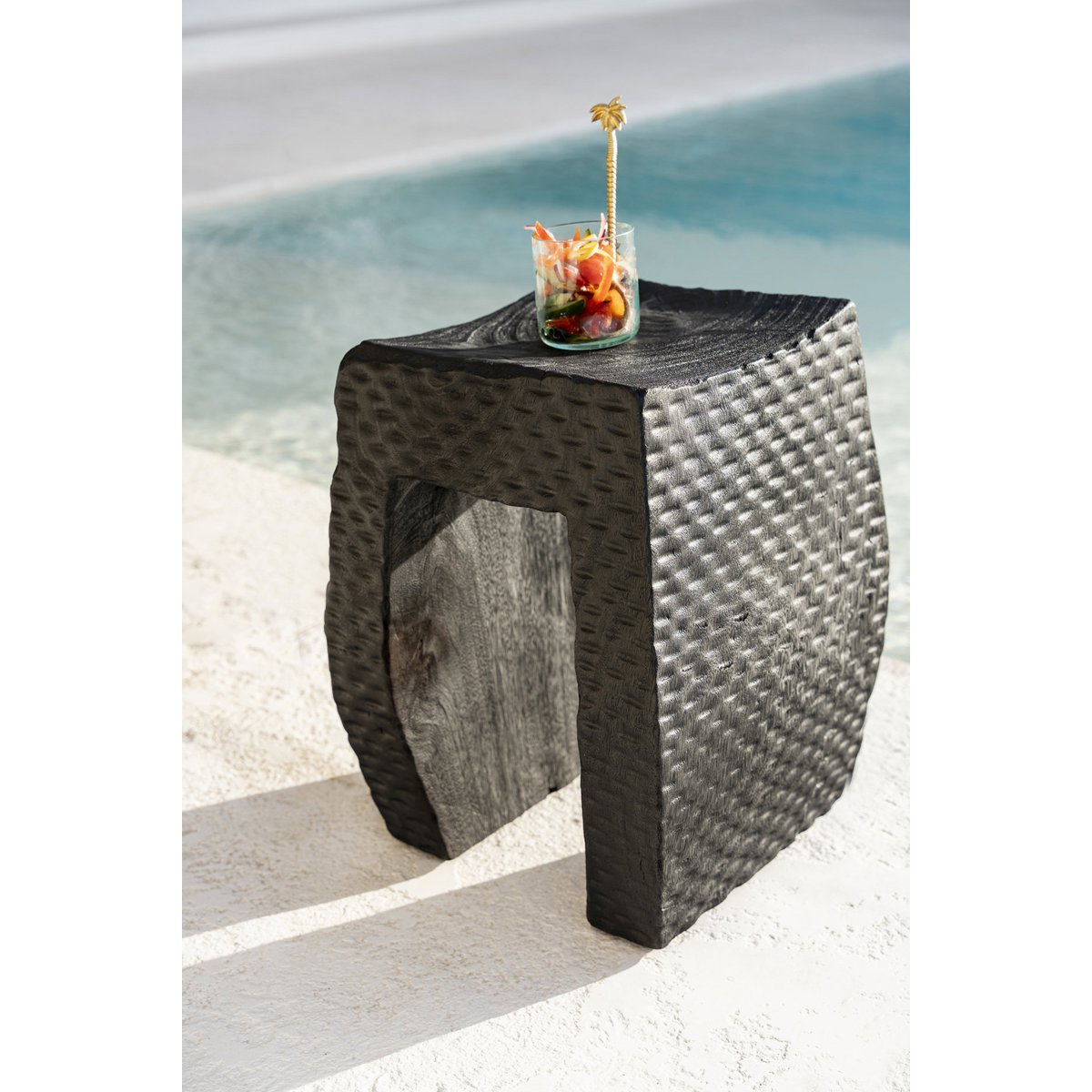 Der Montano Hocker – Schwarz