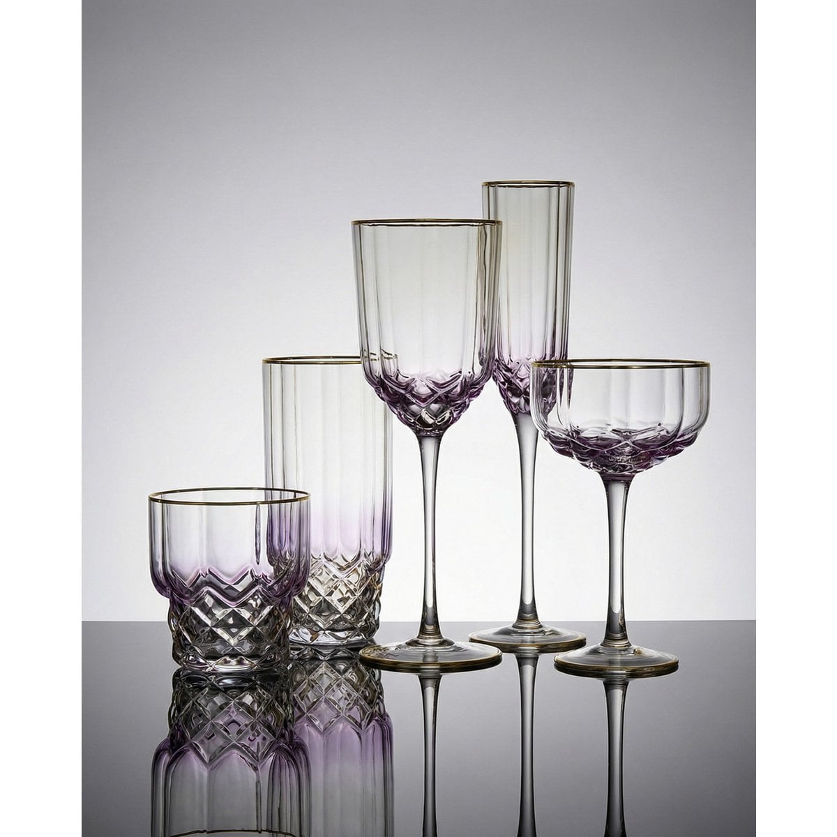 Das Pink Blush Cocktail Coupe – Pink