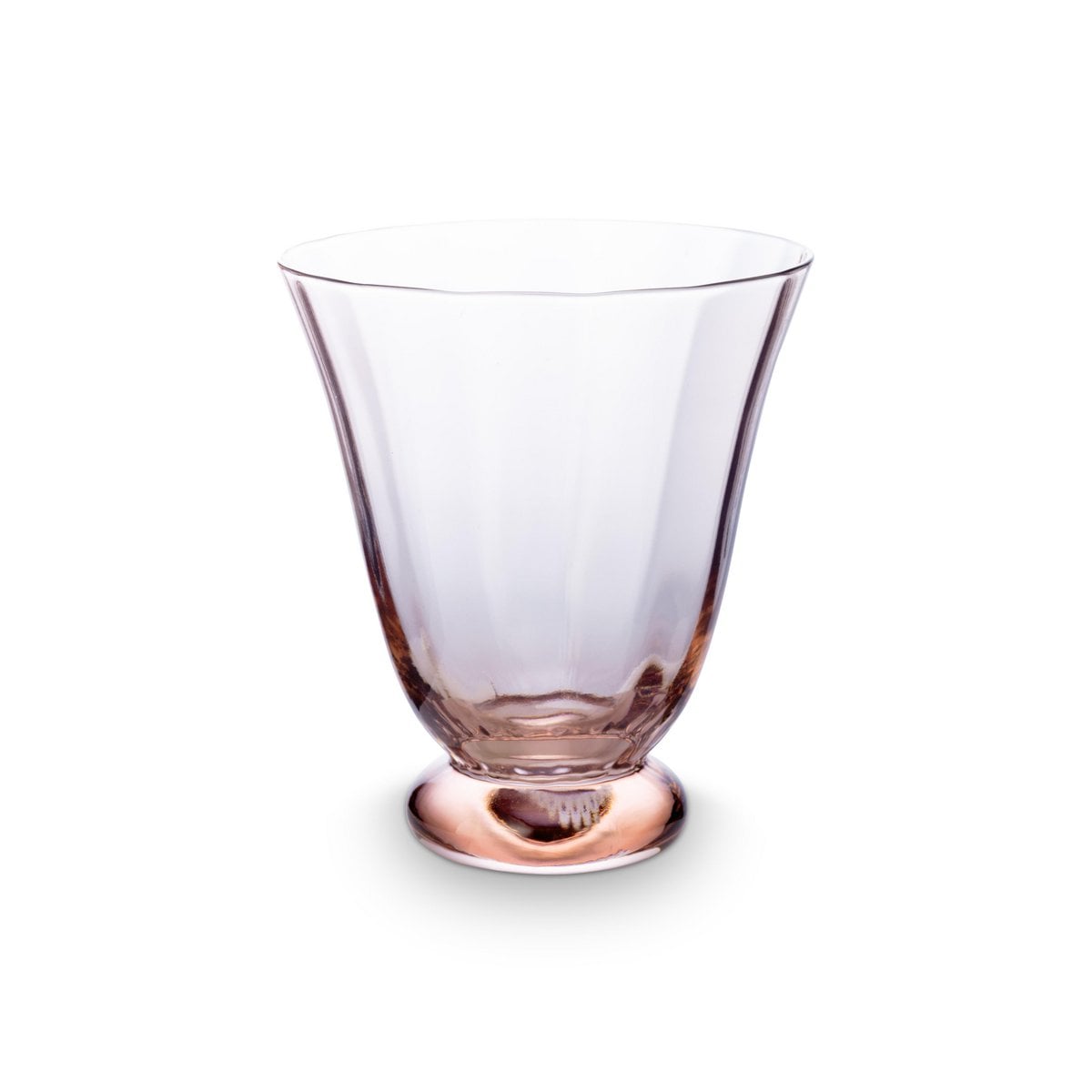 Water Glass Tulip Purple