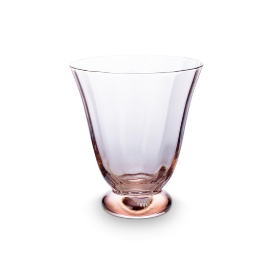 Water Glass Tulip Purple