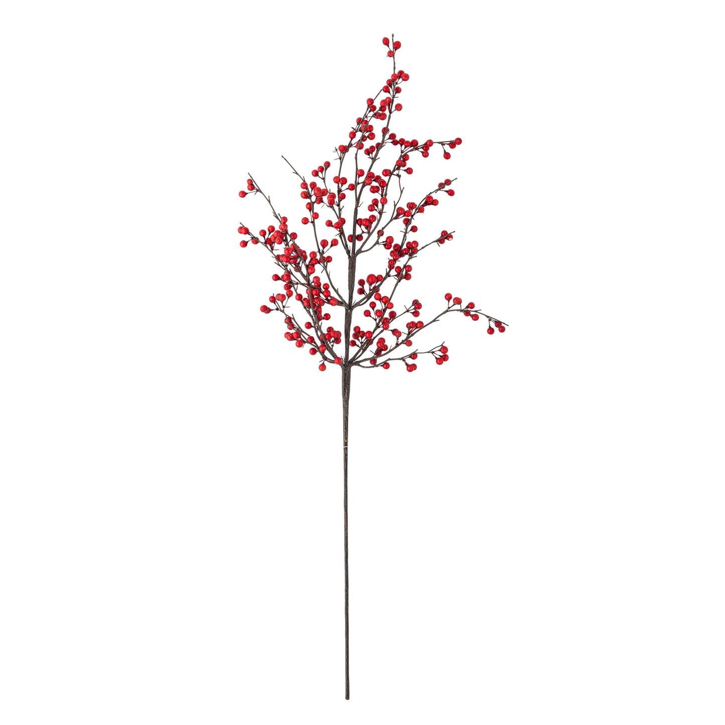 Bloomingville Ilex Stiel, Rot, Künstliche Blumen