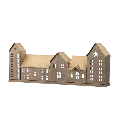 Bloomingville Noeli Teelichthalter, Gold, Metall
