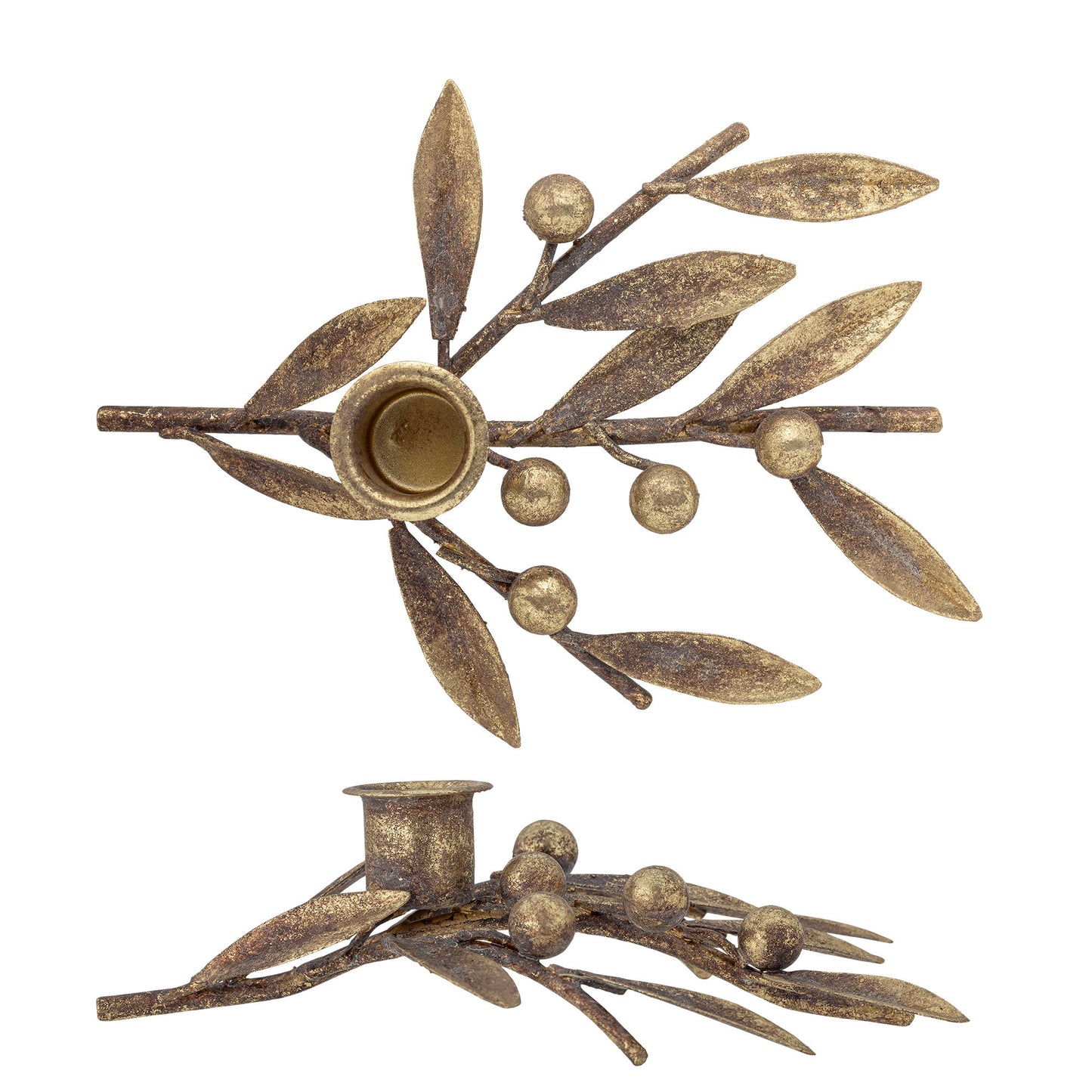 Bloomingville Mirabel Kerzenhalter, Gold, Metall