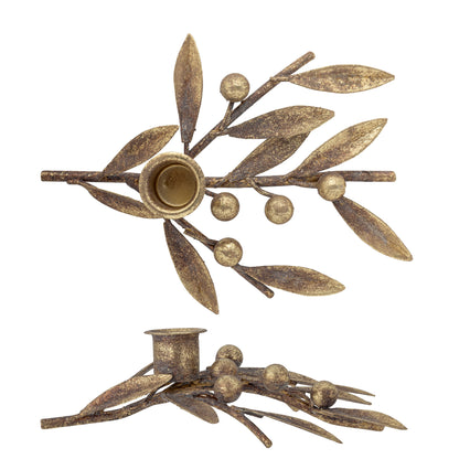 Bloomingville Mirabel Kerzenhalter, Gold, Metall