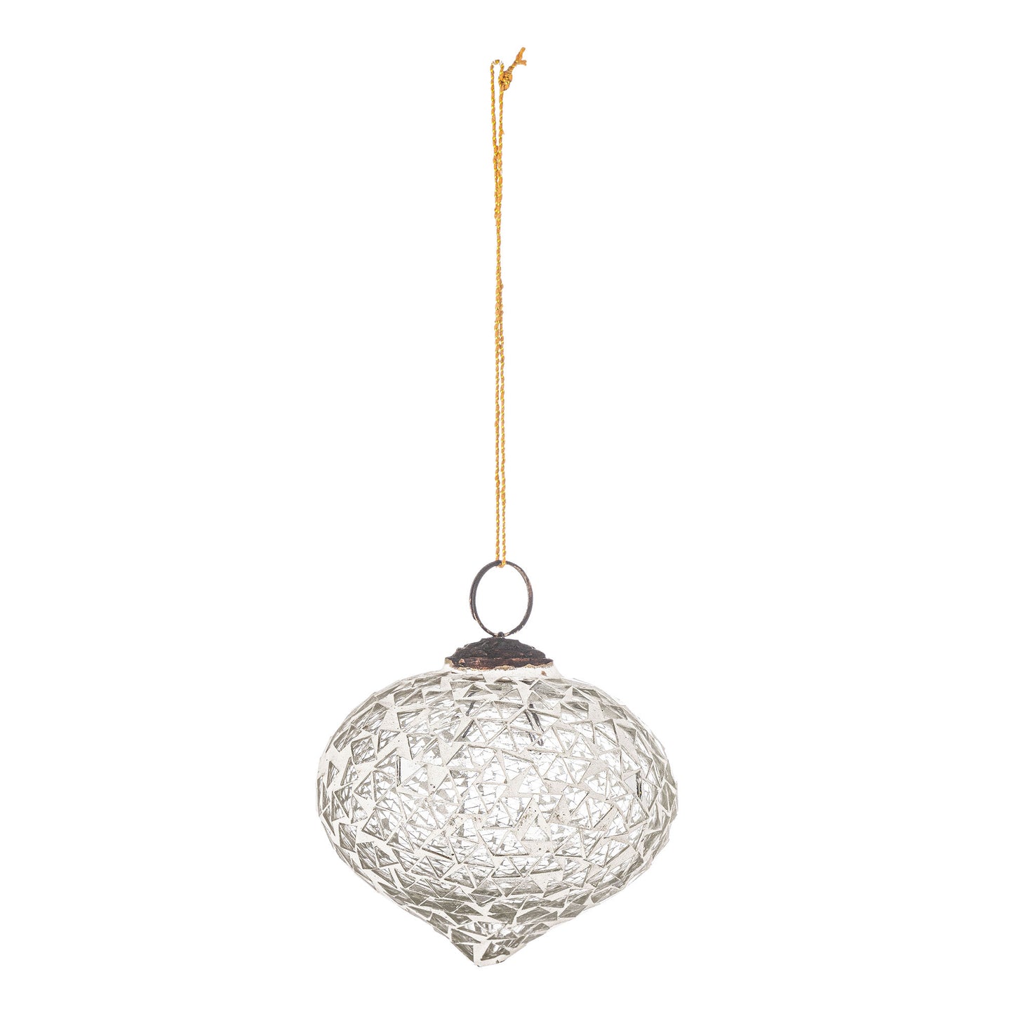Bloomingville Nadine Ornament, Weiß, Glas
