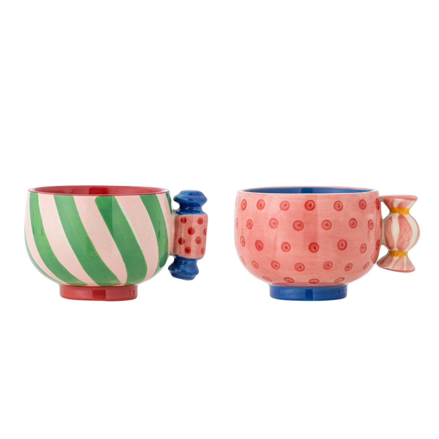 Bloomingville Caramella Tasse, Bunt, Steingut