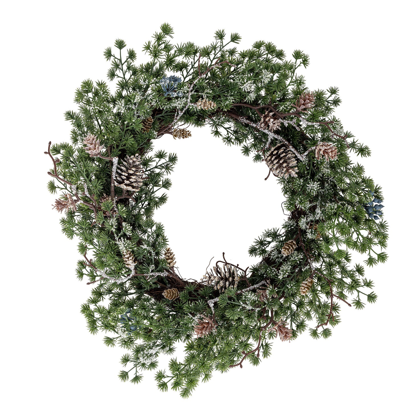 Bloomingville Cedar Kranz, Grün, Künstliche Blumen
