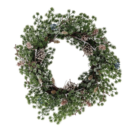 Bloomingville Cedar Kranz, Grün, Künstliche Blumen
