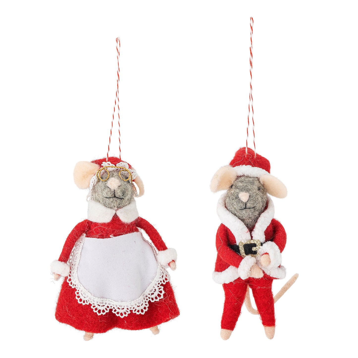Bloomingville Peo Ornament, Rot, Wolle