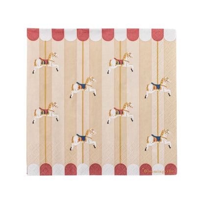 Bloomingville Merry-go-round Serviette, Bunt, FSC®Mix, Paper