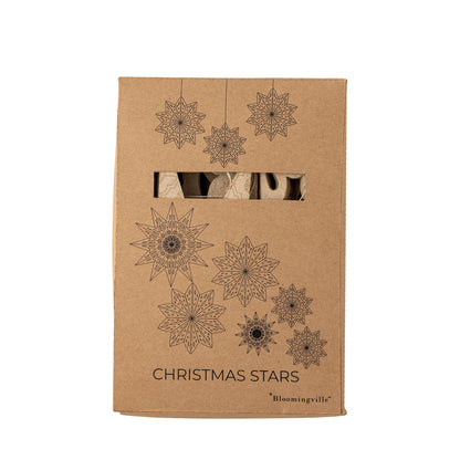 Bloomingville Star Ornament, Natur, FSC® Mix, Papier
