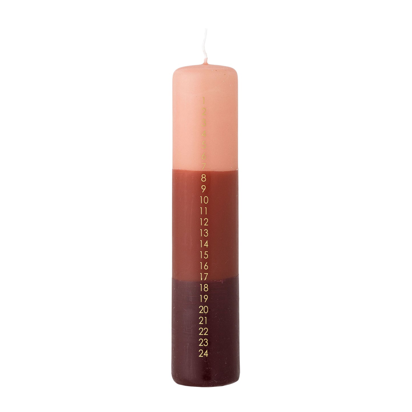 Bloomingville Dip Dye Kerze, Bunt, Paraffine