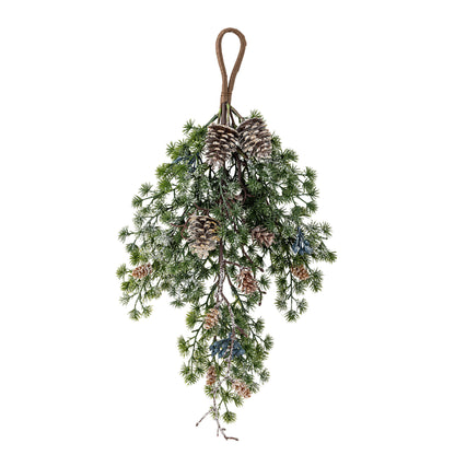 Bloomingville Cedar Deko, Grün, Künstliche Blumen