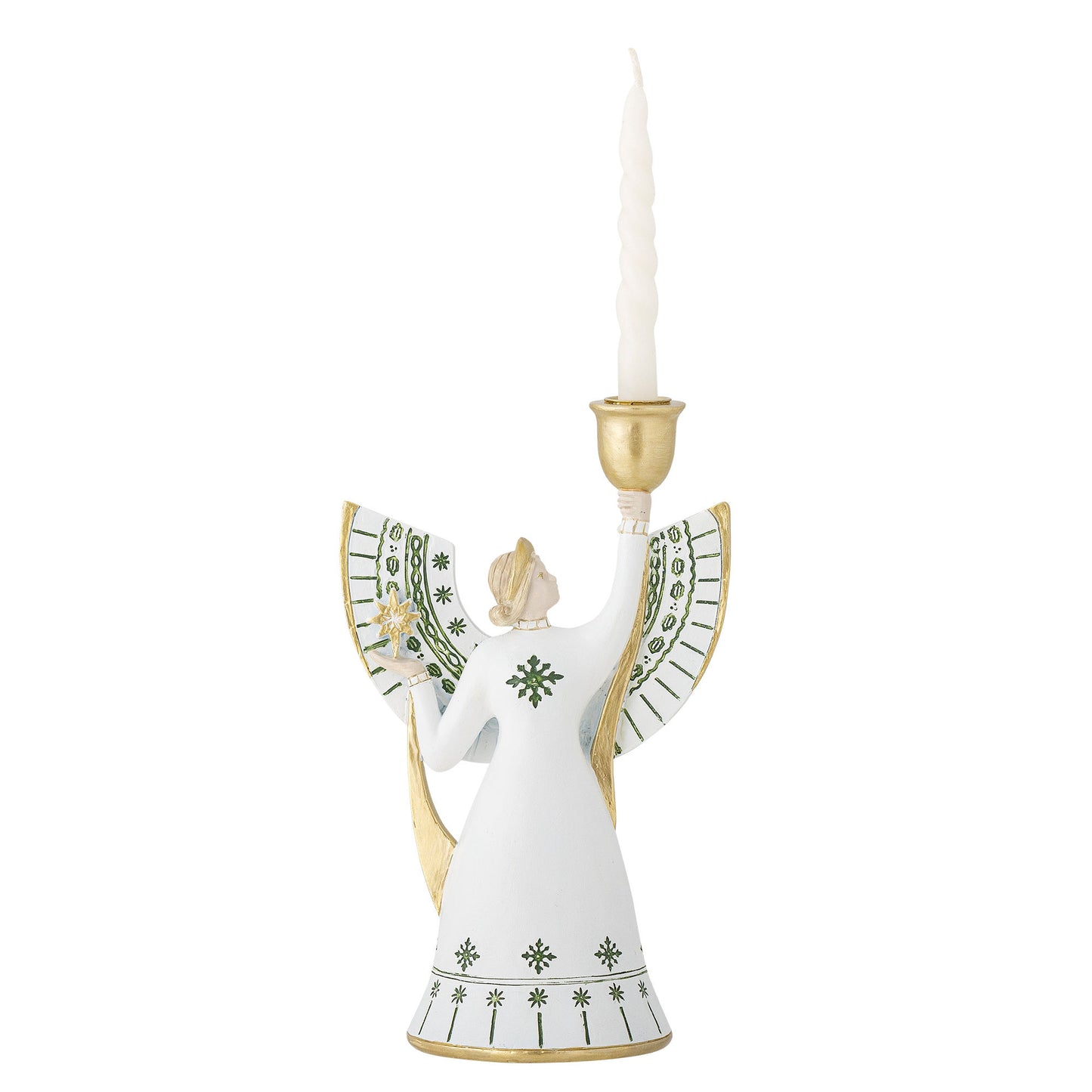 Bloomingville Evangeline Kerzenhalter, Weiß, Polyresin