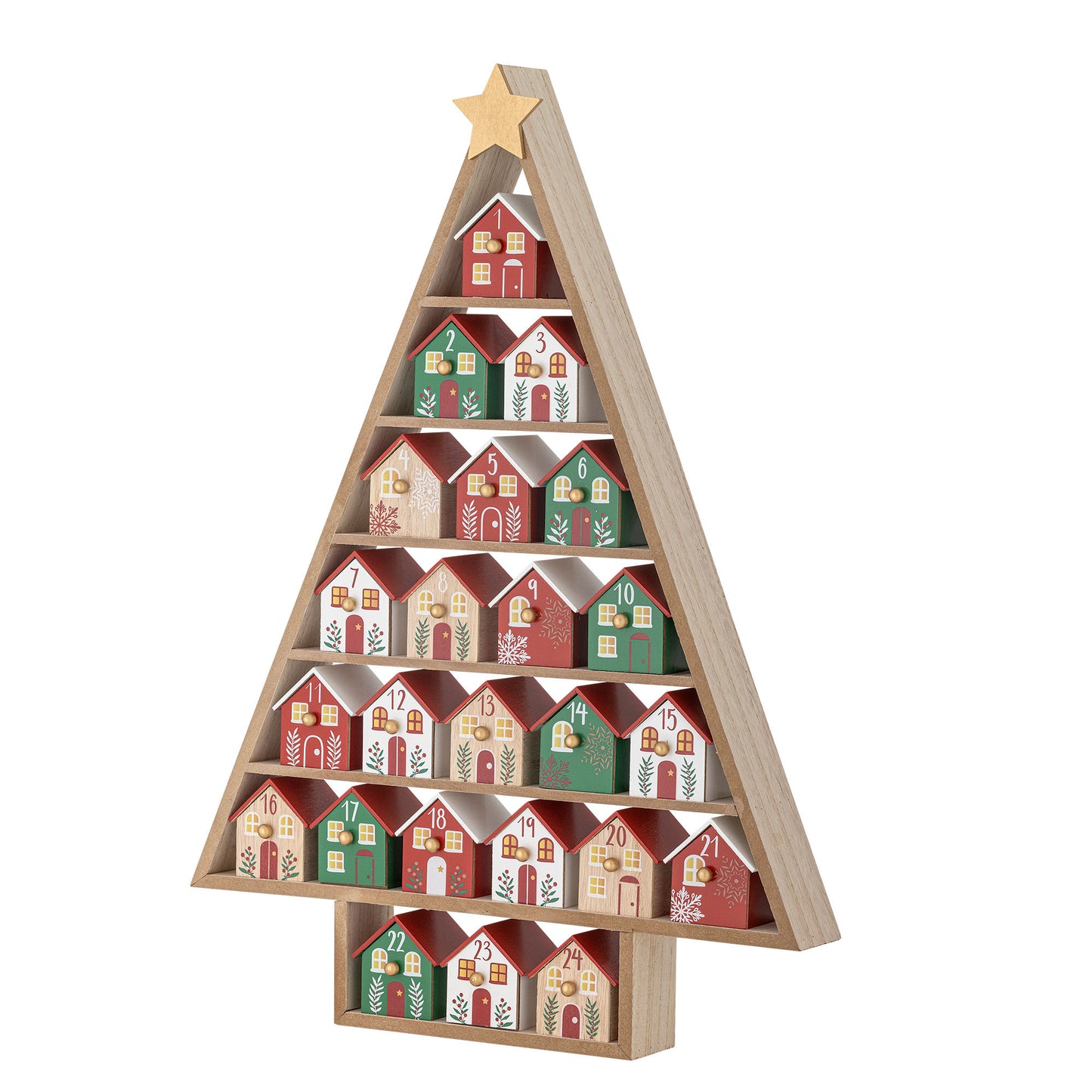 Bloomingville Calvin Kalender, Bunt, MDF