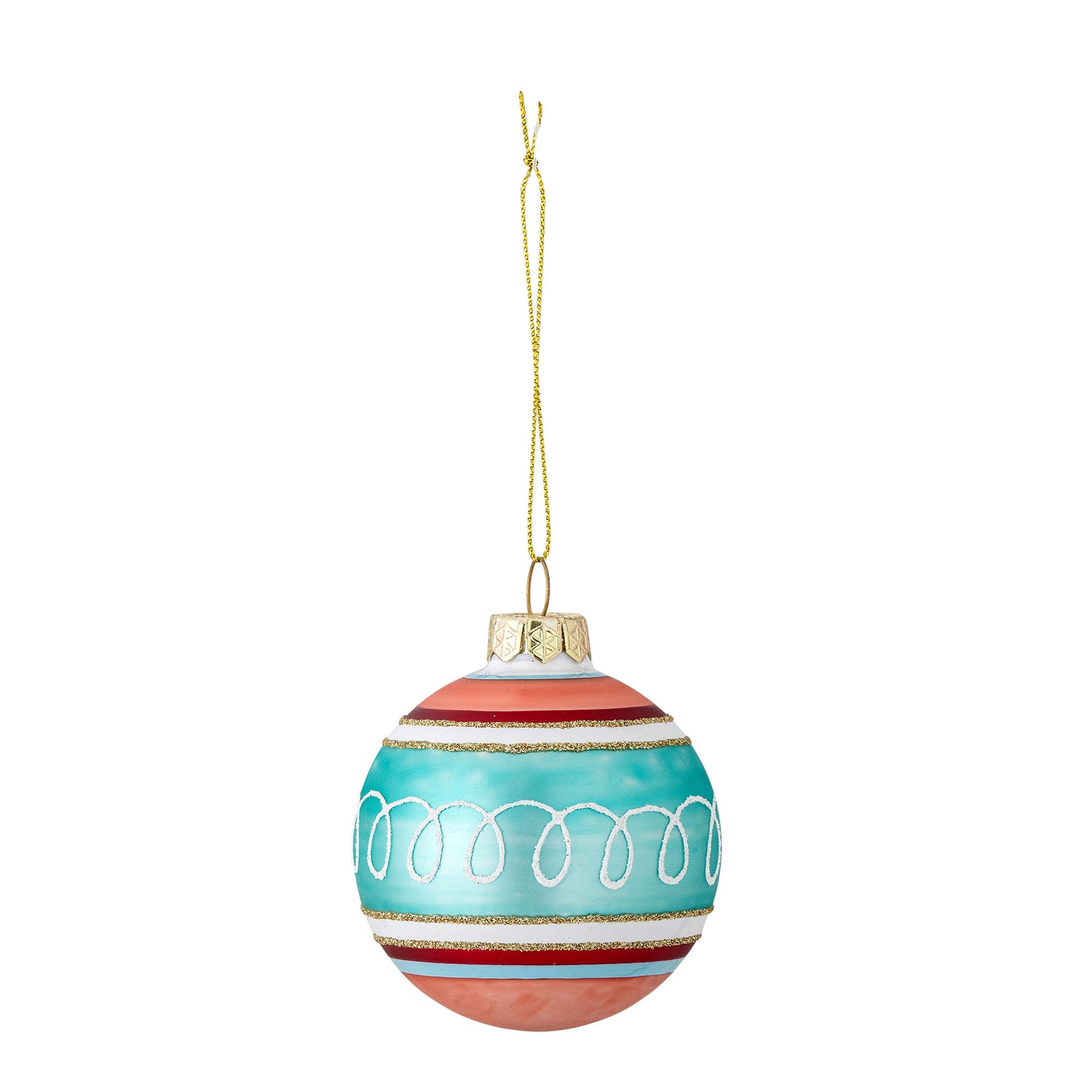 Bloomingville Kota Ornament, Bunt, Glas