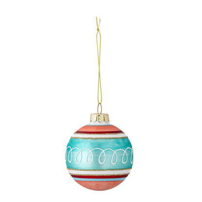 Bloomingville Kota Ornament, Bunt, Glas