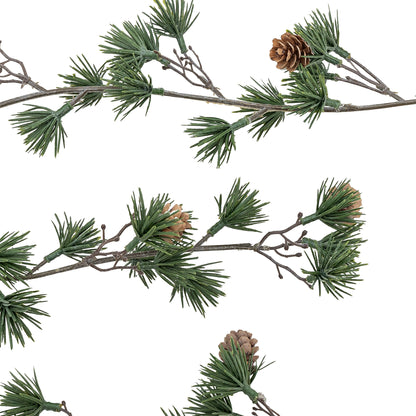 Bloomingville Cedar Girlande, Grün, Künstliche Blumen
