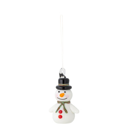 Bloomingville Festive Ornament, Weiß, Glas