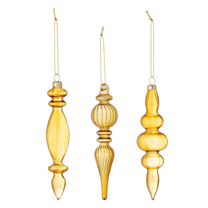 Bloomingville Auralia Ornament, Gold, Glas
