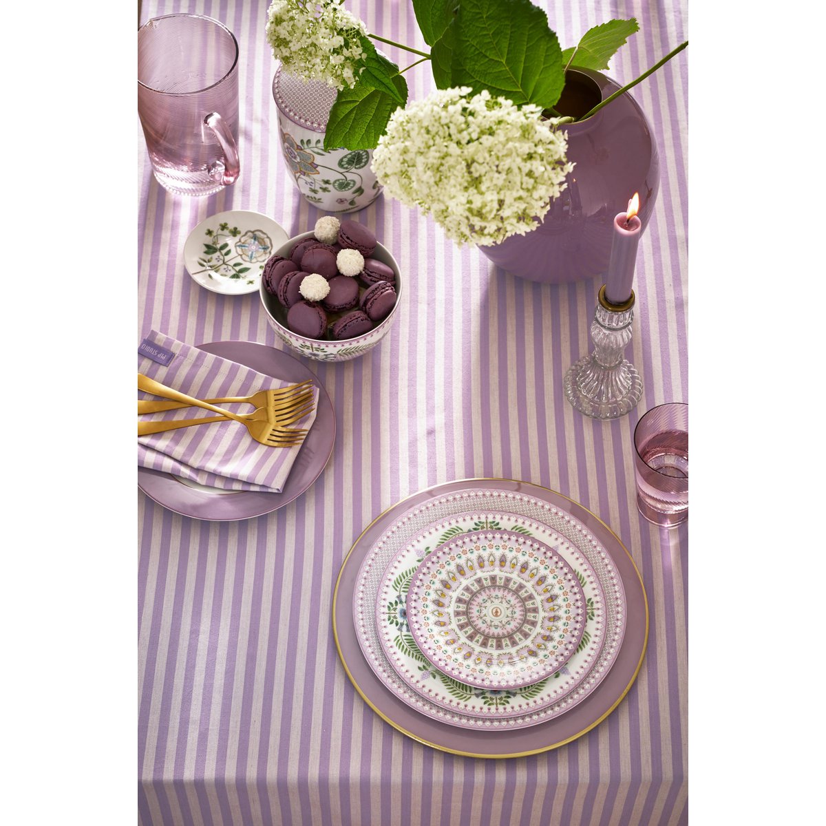 Pip Studio Royal Etagere 3 stöckig Lily&Lotus Lilac