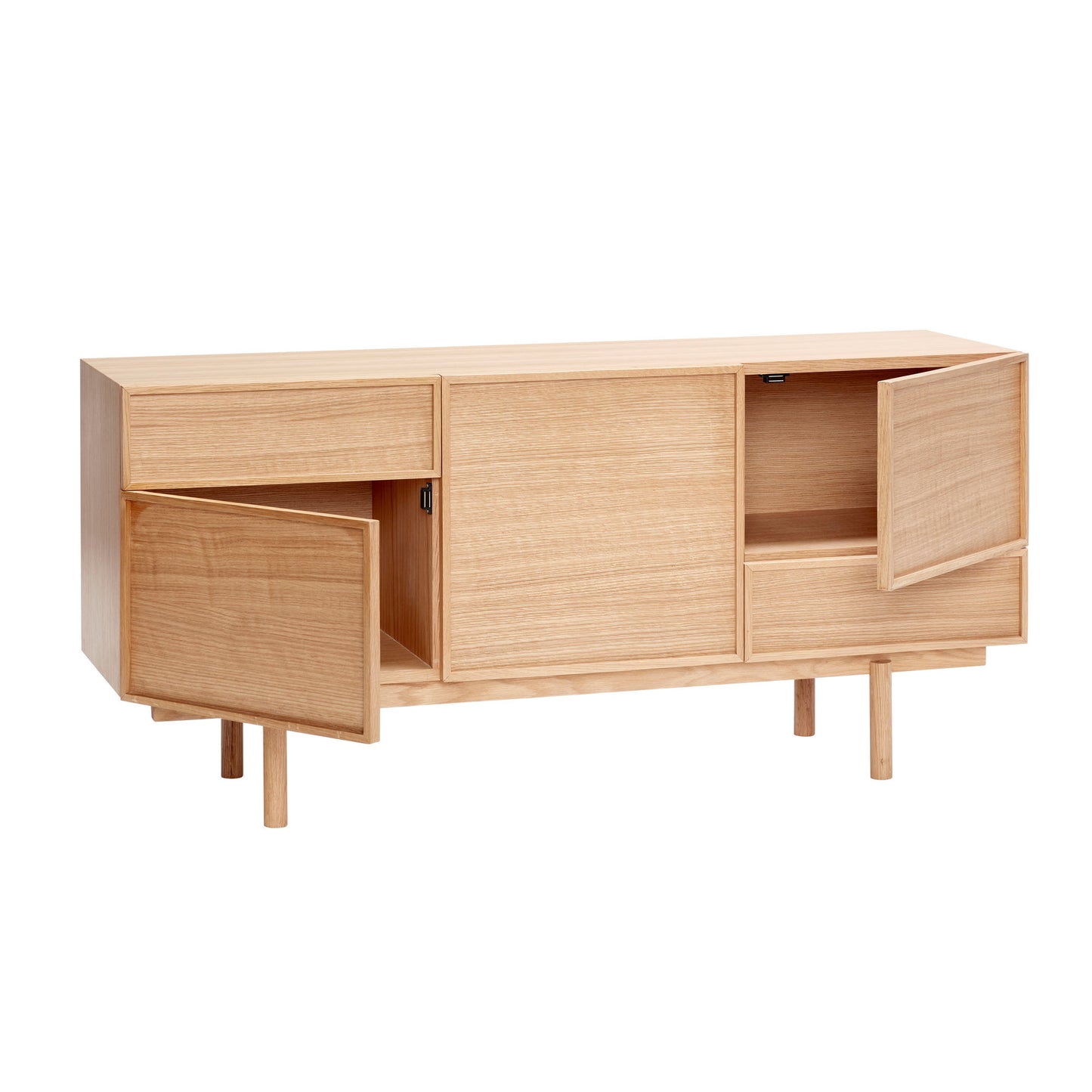 Hübsch Cube Schrank Naturfarben