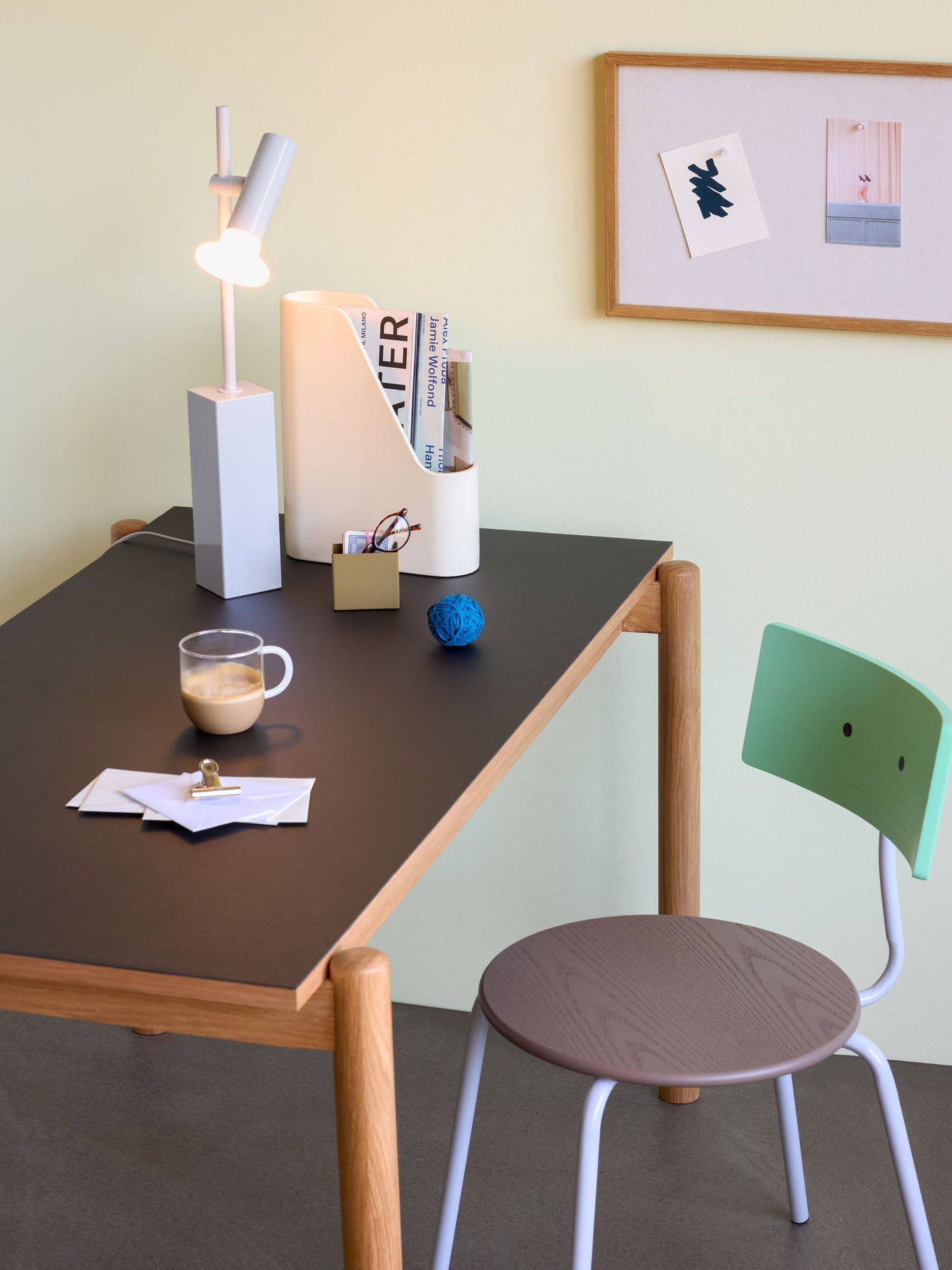 Hübsch Collage Tafel Small Naturfarben