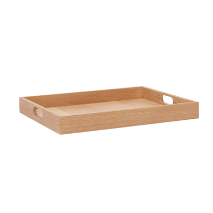 Hübsch Structure Tablett Naturfarben