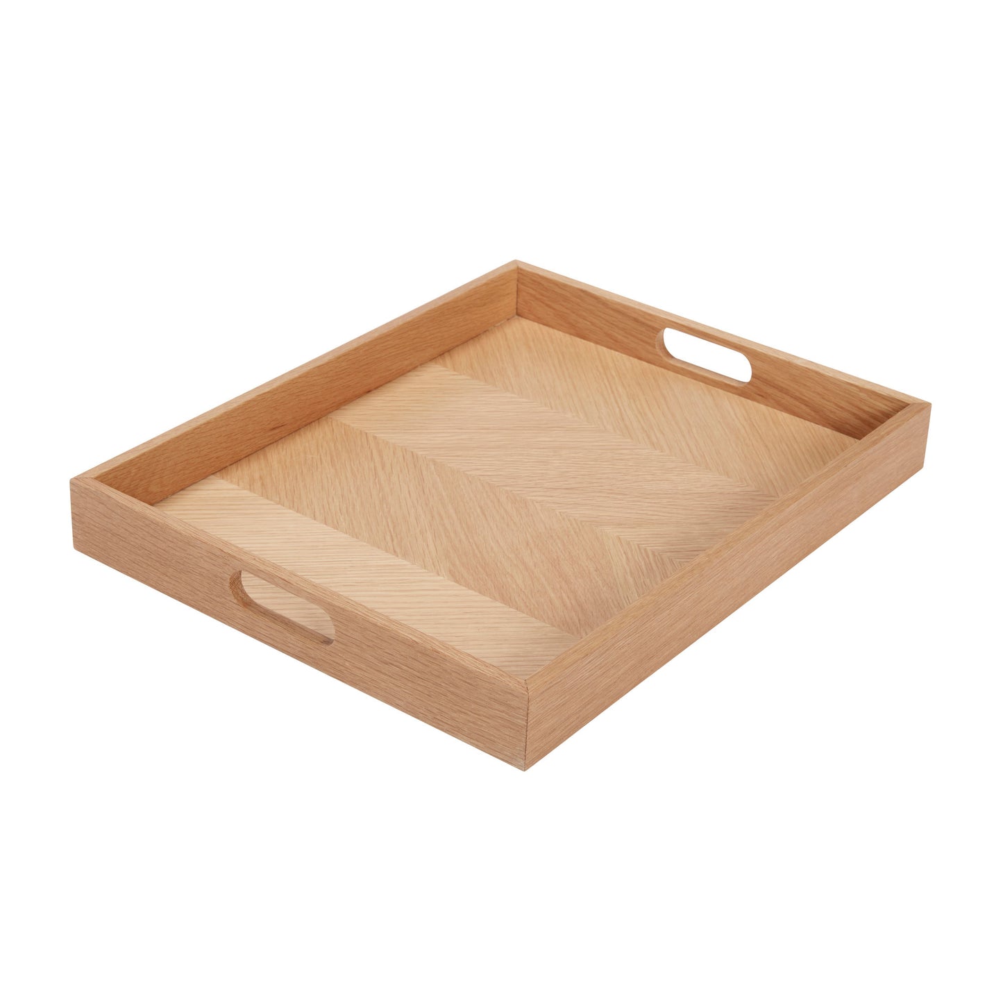 Hübsch Structure Tablett Naturfarben