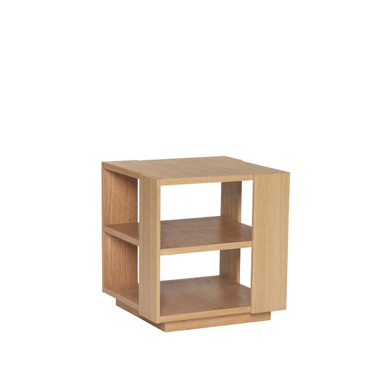 Hübsch Merge Beistelltisch Naturfarben, 37x37xh38cm