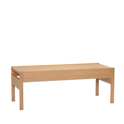 Hübsch Forma Couchtisch Naturfarben 120x50cm