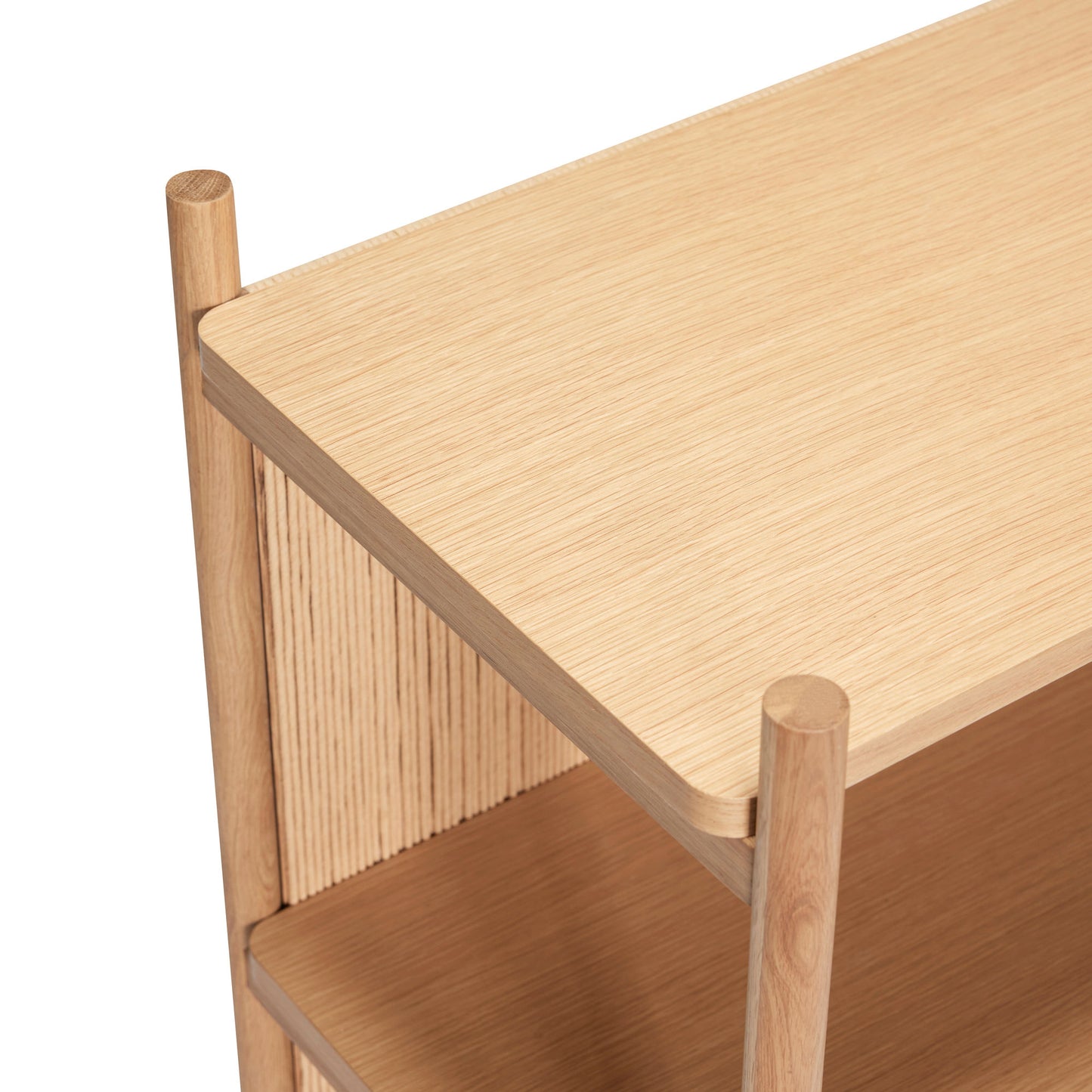 Hübsch Heritage Regal Large Naturfarben 75x44xh162cm