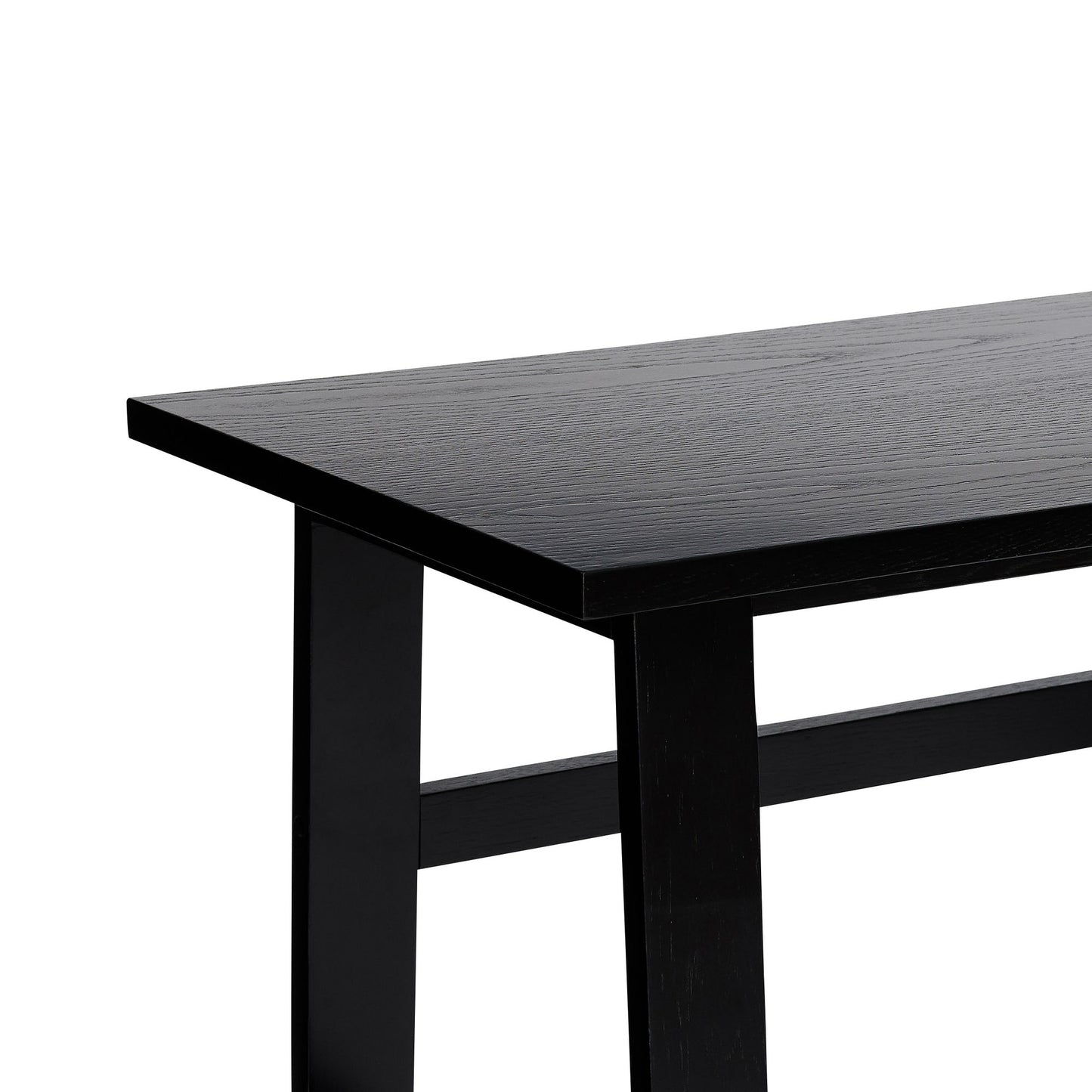 Hübsch Poke Schreibtisch Schwarz 100x45xh75cm