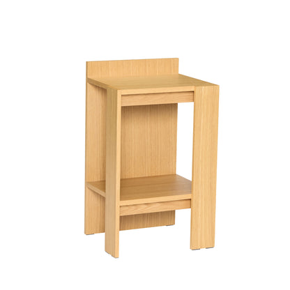 Hübsch Merge Nachttisch Naturfarben, 42x37xh70cm
