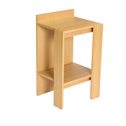 Hübsch Merge Nachttisch Naturfarben, 42x37xh70cm