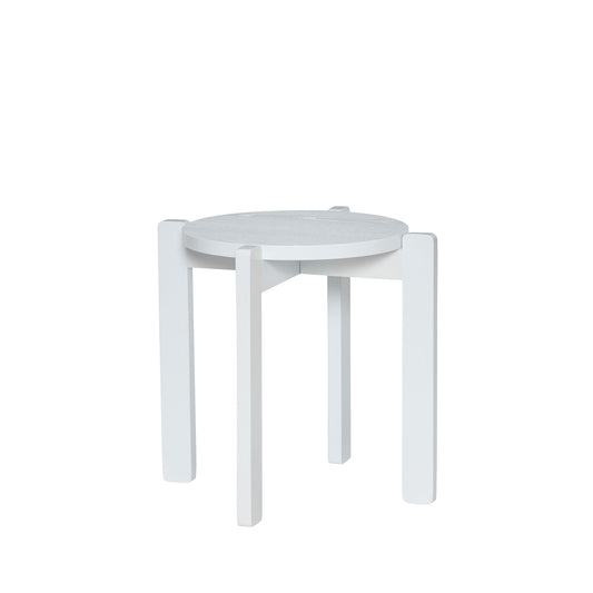 Hübsch Always Hocker Hellgrau FSC® Holz