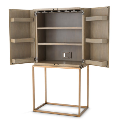 Eichholtz Barschrank Highland, beige/gold