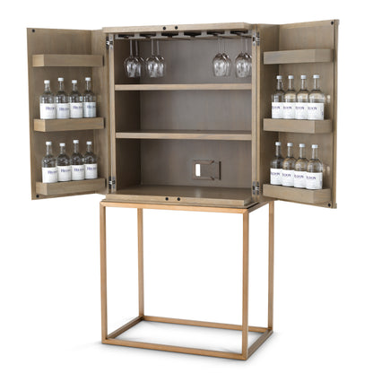 Eichholtz Barschrank Highland, beige/gold